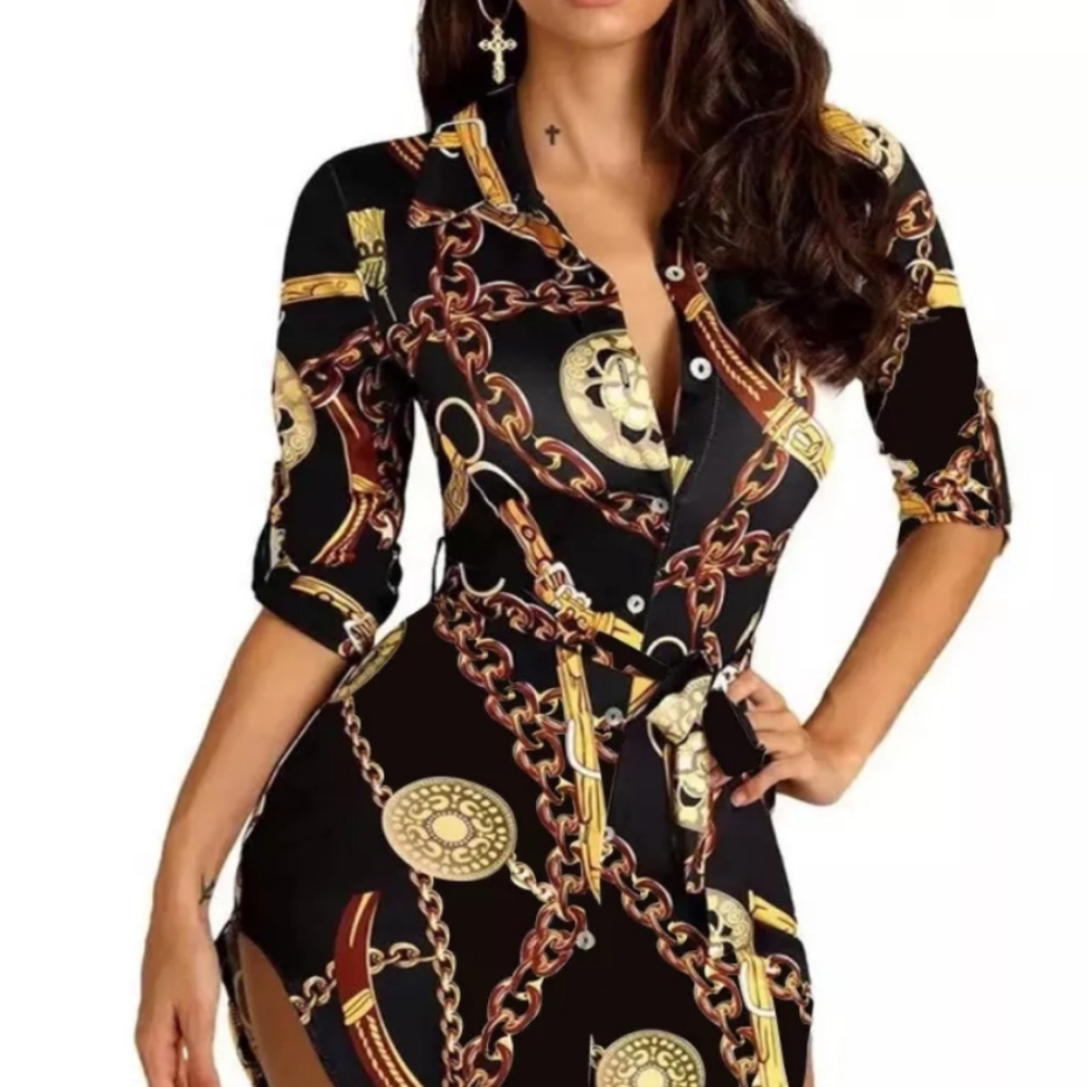 Black/gold shirt